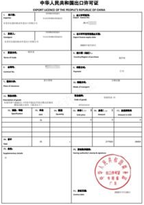 International Auto Export License